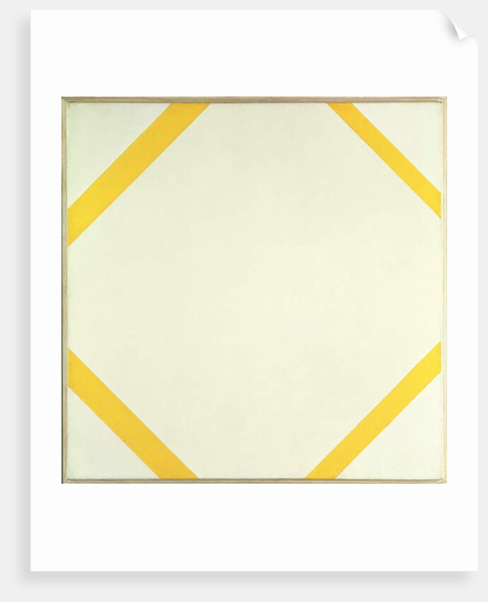 Lozenge Composition with Four Yellow Lines, 1933 by Piet Mondrian