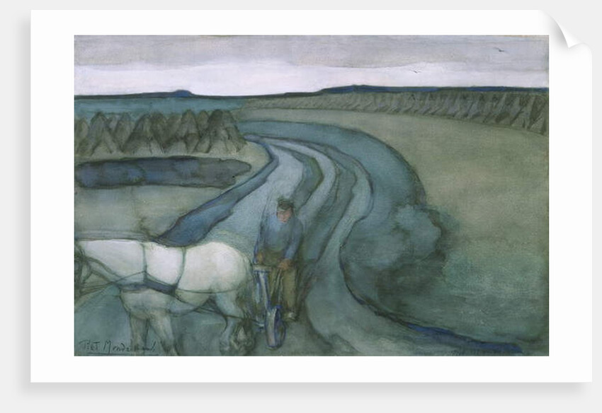 At Work: in the Fields, c.1899 by Piet Mondrian