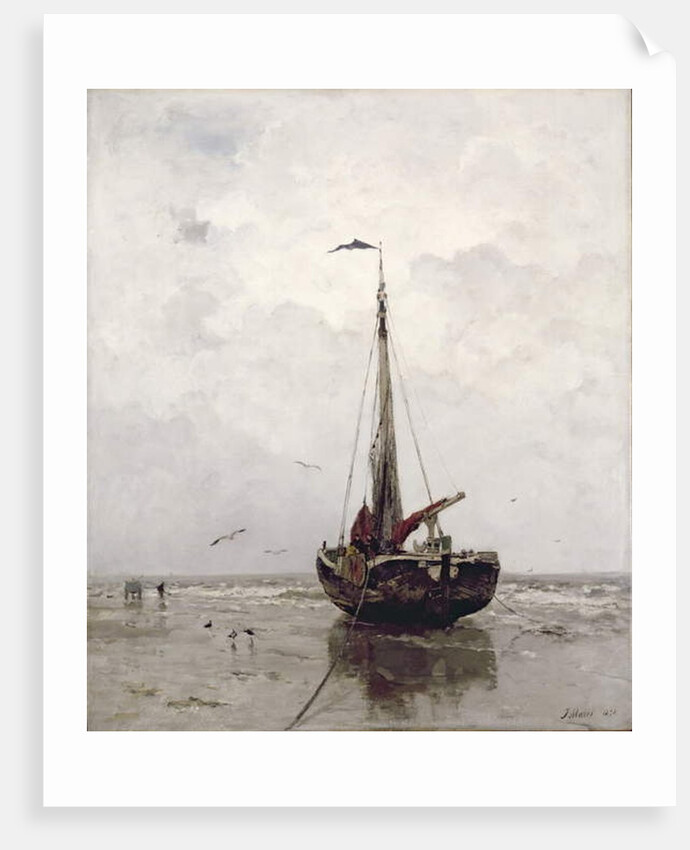 The Fishing Boat, 1878 by Jacob Henricus or Hendricus Maris