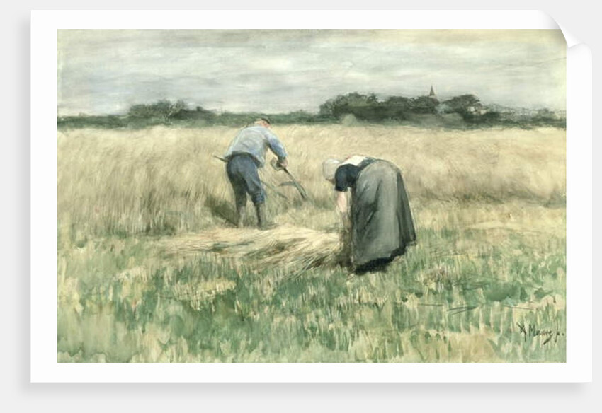 The Harvest by Anton Mauve