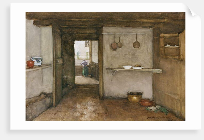 Kitchen Interior, c.1899 by Johannes Hendrik Weissenbruch