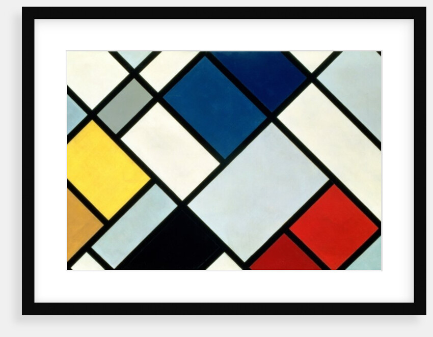 Contra-Composition of Dissonances, XVI, 1925 by Theo van Doesburg