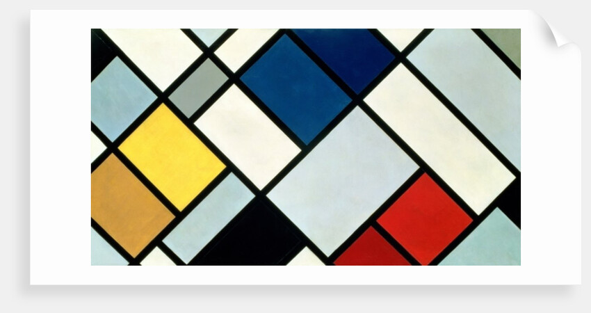 Contra-Composition of Dissonances, XVI, 1925 by Theo van Doesburg