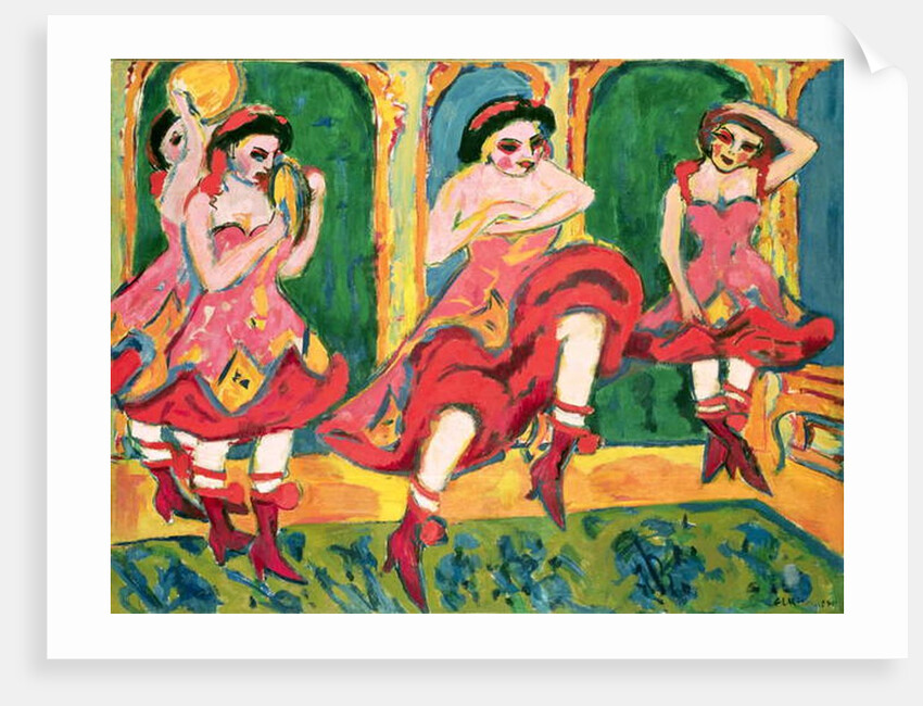 Czardas Dancers, 1908-20 by Ernst Ludwig Kirchner