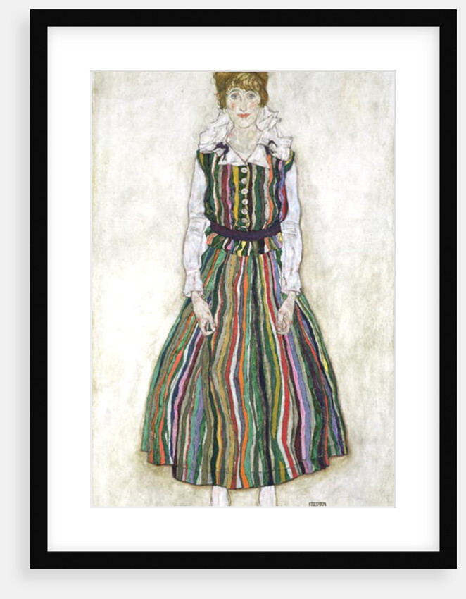 Portrait of Edith Schiele, the artist's wife, 1915 by Egon Schiele