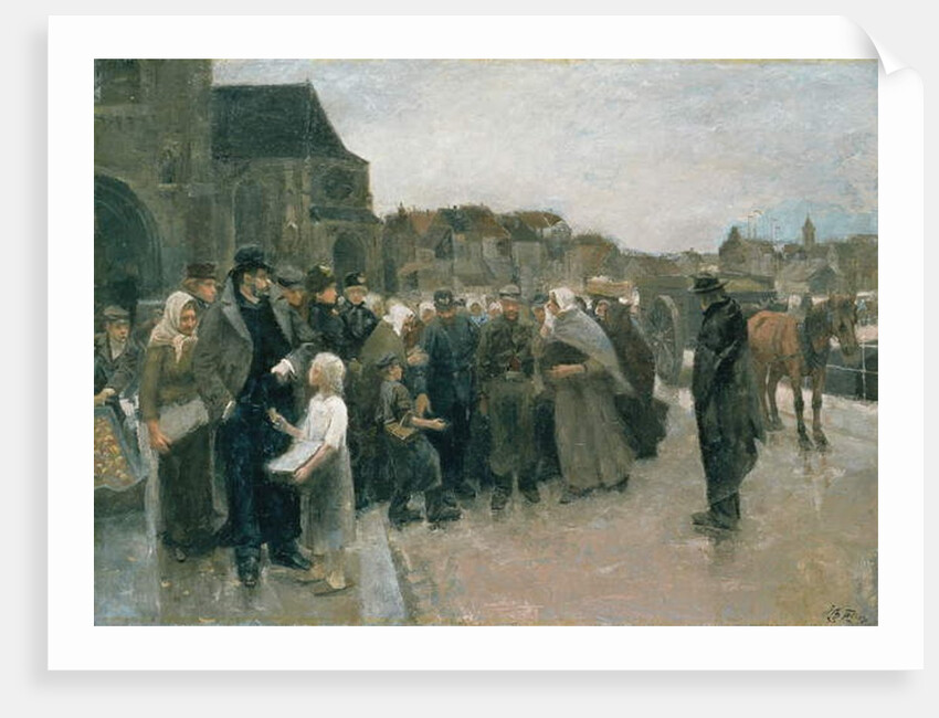 The Arrest, 1885 by Jan Theodore Toorop