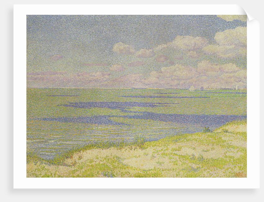 View of the River Scheldt, 1893 by Theo van Rysselberghe