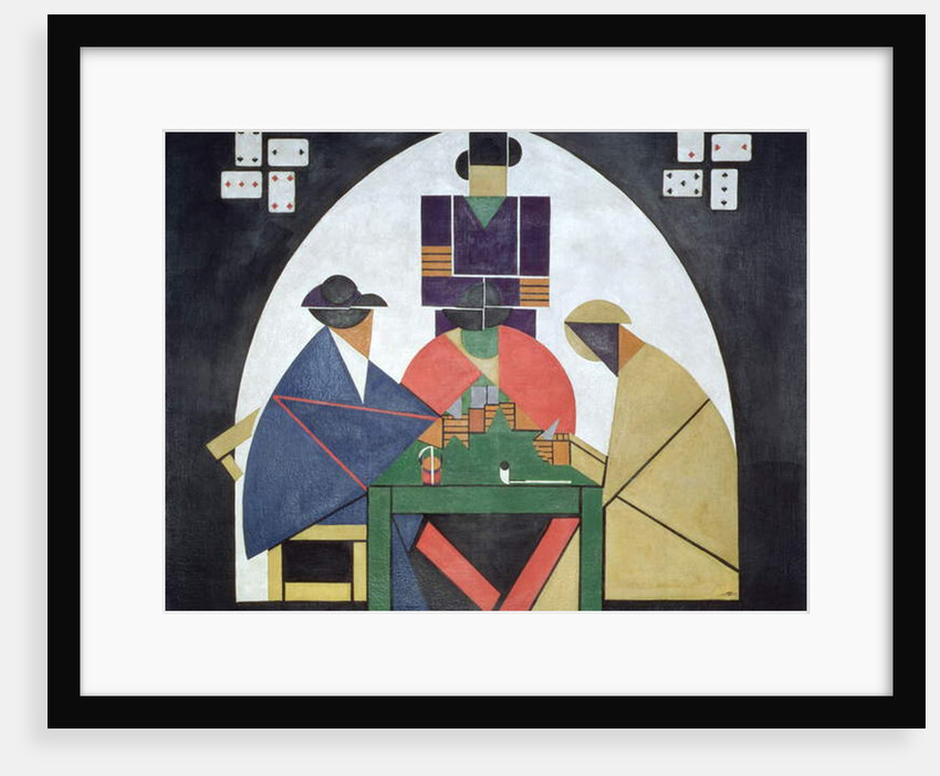 The Card Players, 1916/17 by Theo van Doesburg
