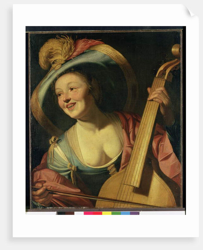 The Viola da Gamba Player by Dutch School
