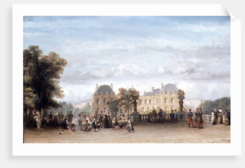 The Luxembourg Gardens, 1849 by Charles Rochussen