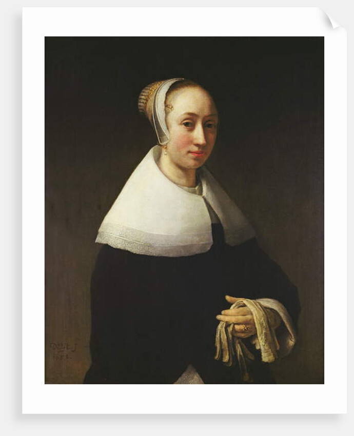 Portrait of a lady, 1653 by Willem Drost