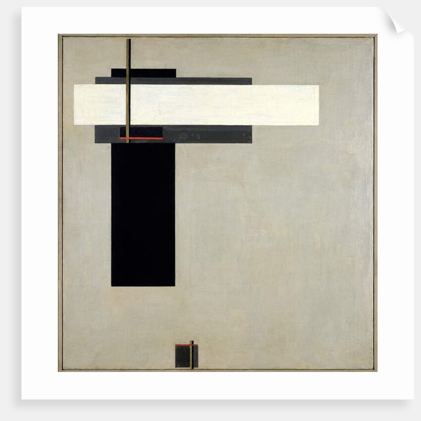 Composition Proun GBA 4, c.1923 by Eliezer Markowich Lissitzky