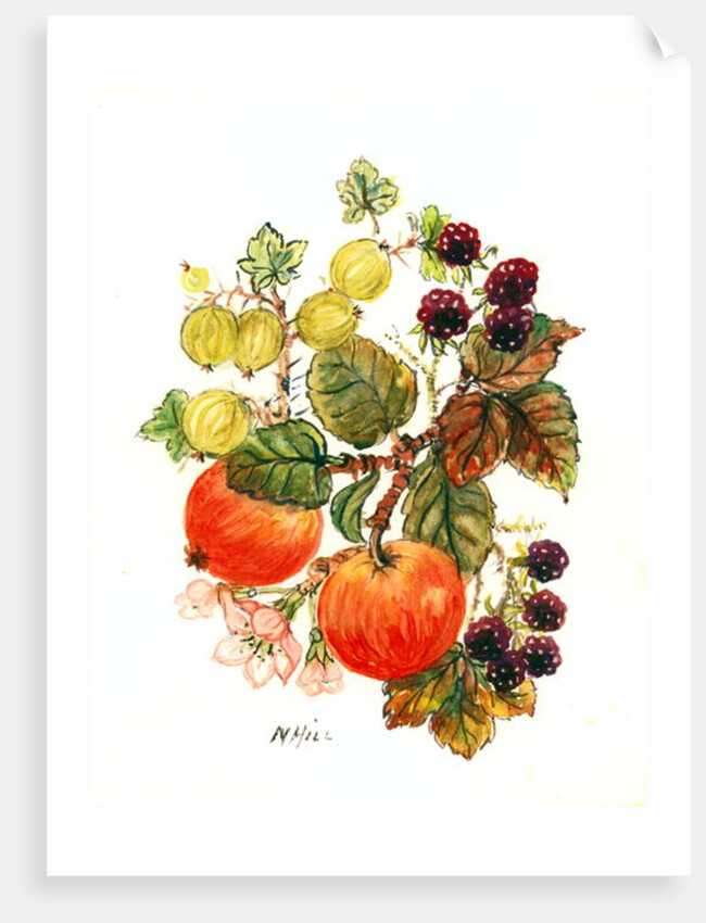 Brambles, Apples and Grapes by Nell Hill