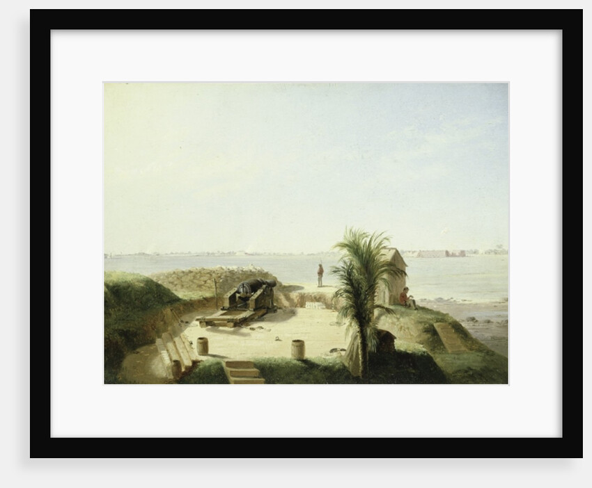 Battery Marion, November 4, 1863 by Conrad Wise Chapman