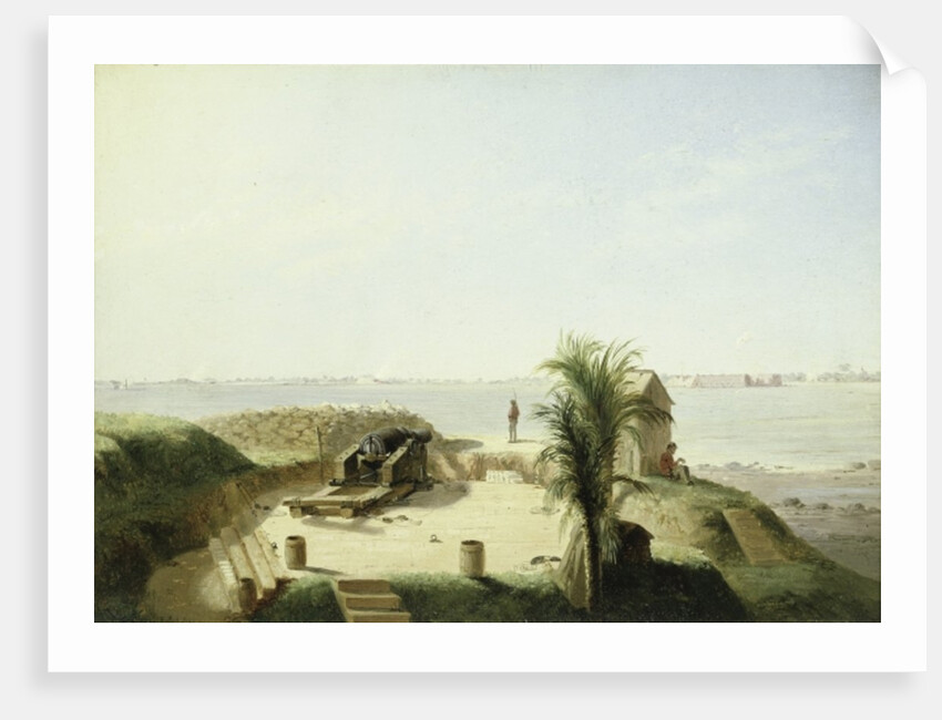 Battery Marion, November 4, 1863 by Conrad Wise Chapman