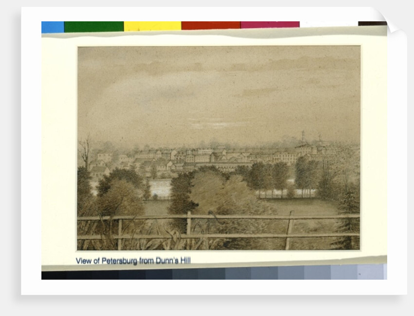 View of Petersburg from Dunn's Hill by American School