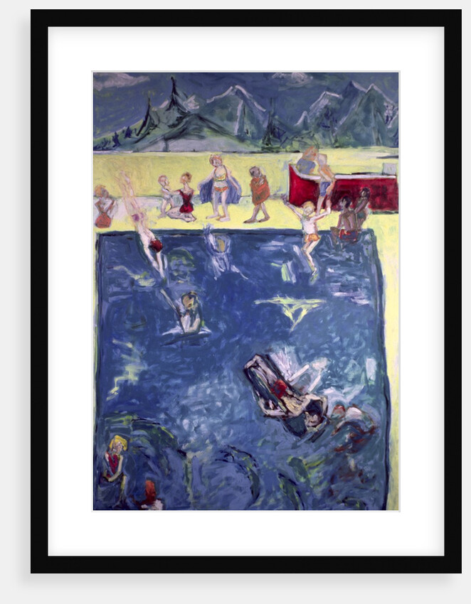 Swimmers in Wengen by Julie Held