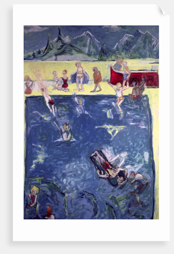 Swimmers in Wengen by Julie Held