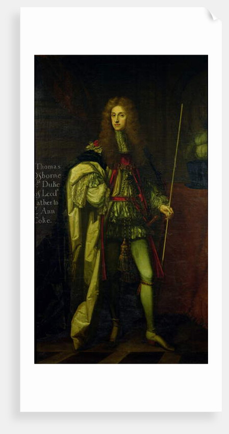 Portrait of Thomas Osborne, 1st Duke of Leeds by Godfrey Kneller