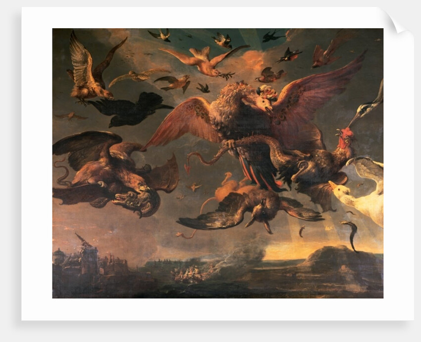 William III's Lowland Wars by Melchior de Hondecoeter