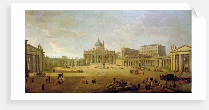 St. Peter's Basilica by Gaspar van Wittel