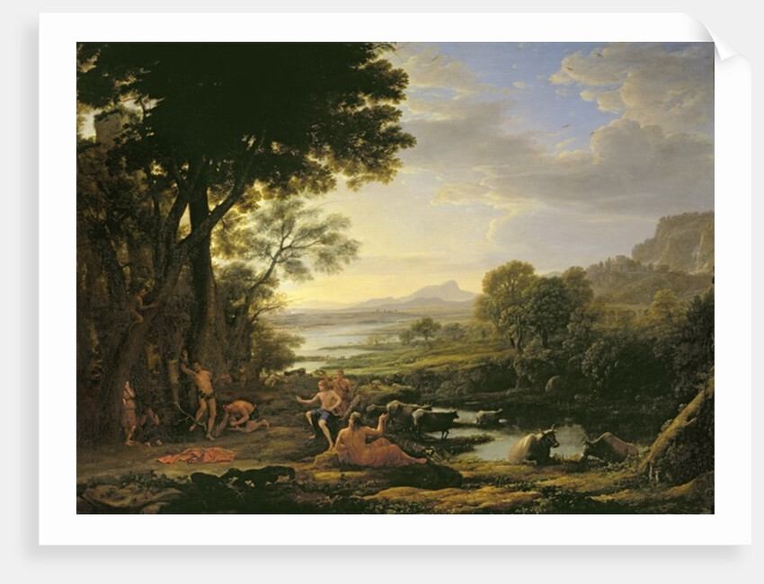 Apollo flaying Marsyas by Claude Lorrain