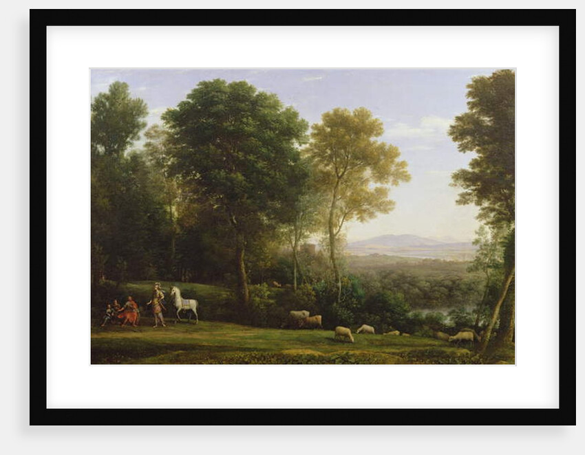 Landscape with Erminia in Discourse with the Old Man and his Sons by Claude Lorrain