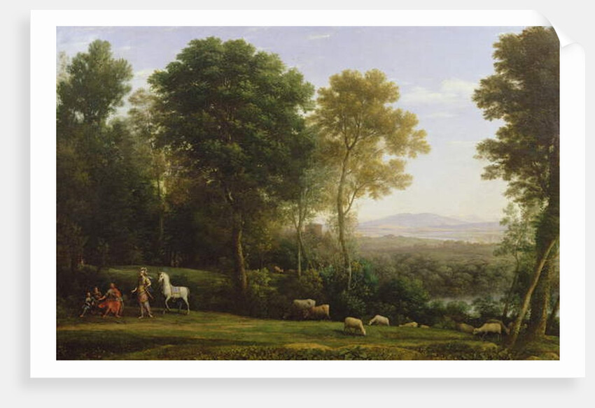 Landscape with Erminia in Discourse with the Old Man and his Sons by Claude Lorrain