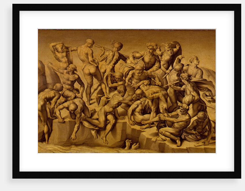The Battle of Cascina, or The Bathers, after Michelangelo, 1542 by Aristotile da Sangallo