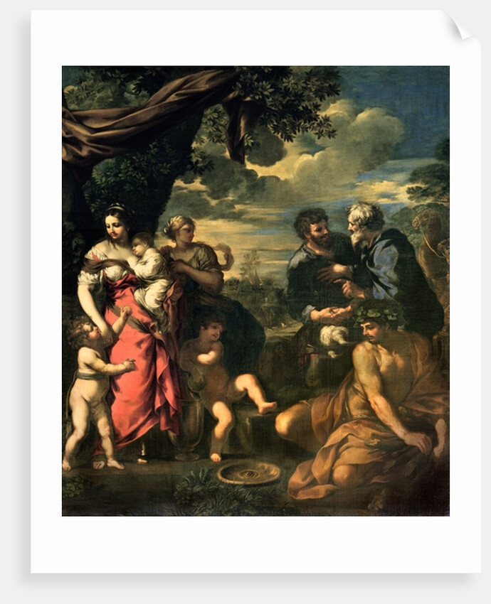 The Alliance of Jacob and Laban by Pietro da Cortona