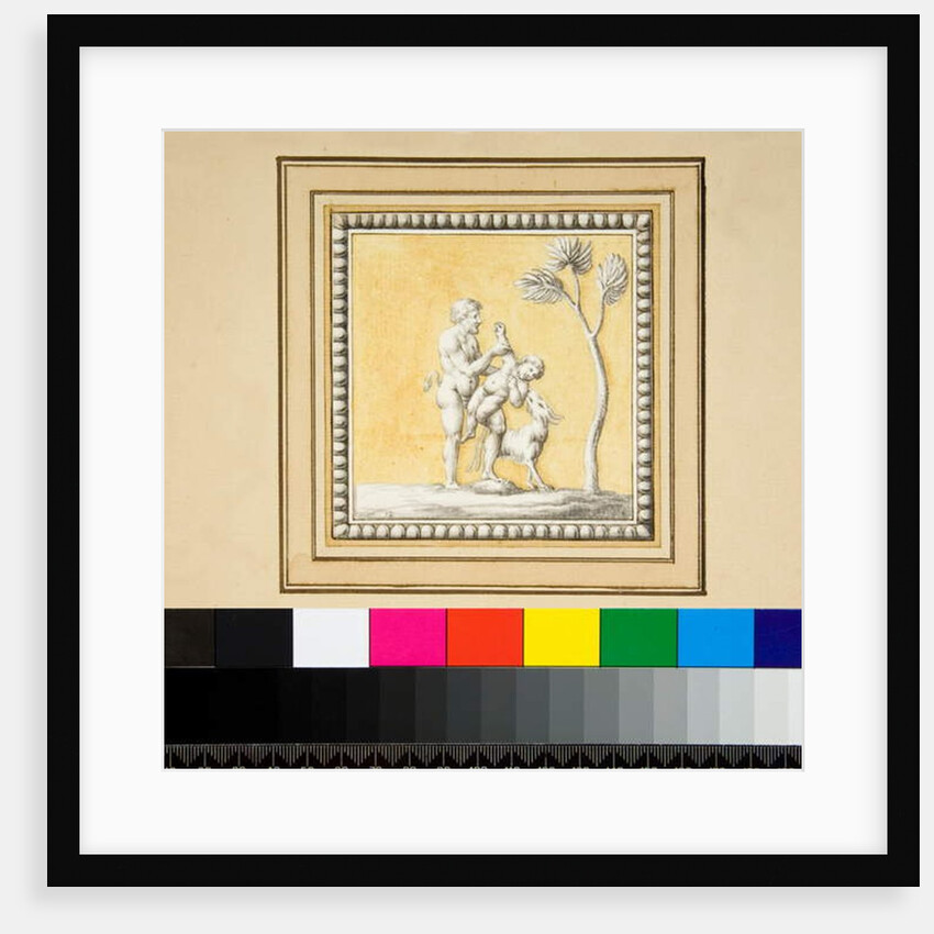 Three silver panels from the front of a wooden chest by Pietro Santi Bartoli