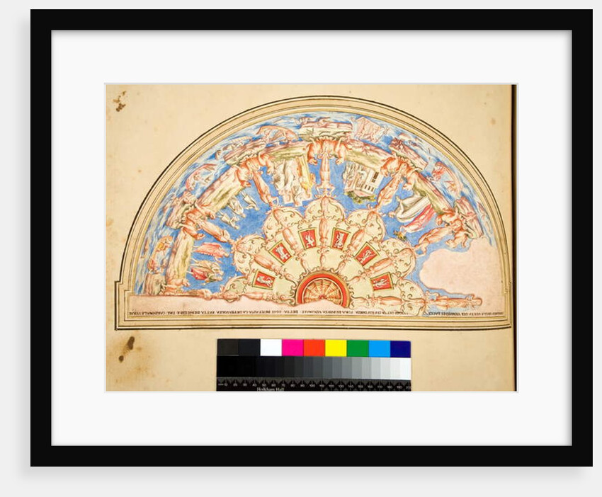 Design for a ceiling lunette by Pietro Santi Bartoli