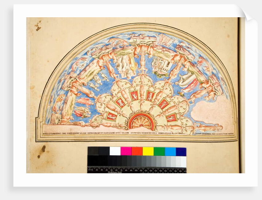 Design for a ceiling lunette by Pietro Santi Bartoli