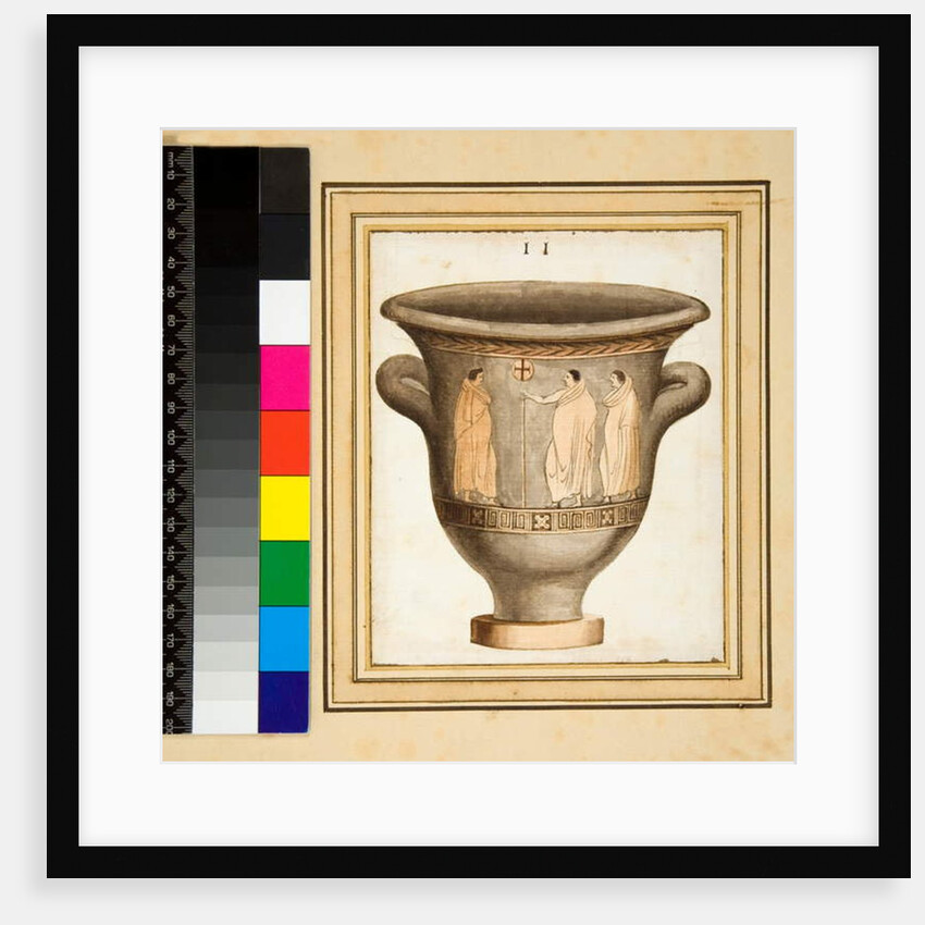 A red figured vase by Pietro Santi Bartoli