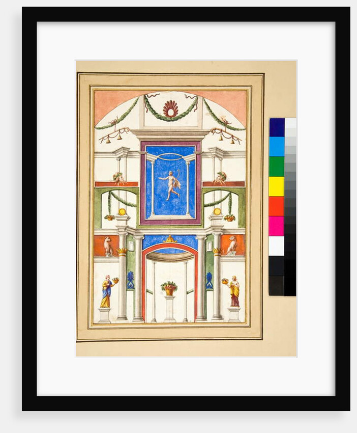 A Decorated Wall by Pietro Santi Bartoli