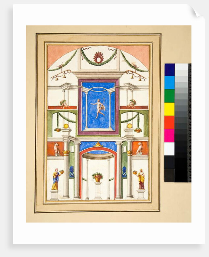 A Decorated Wall by Pietro Santi Bartoli