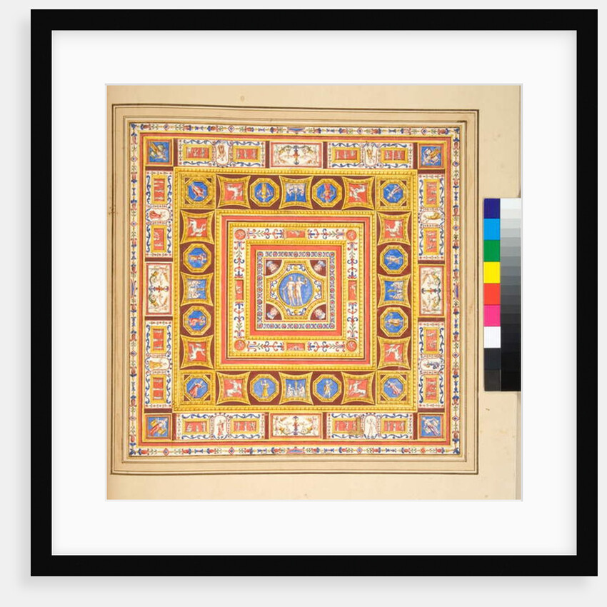 Design for a ceiling fresco by Pietro Santi Bartoli