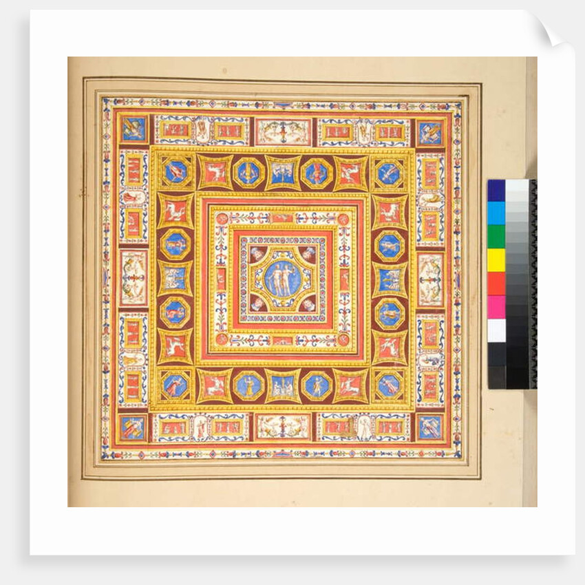 Design for a ceiling fresco by Pietro Santi Bartoli