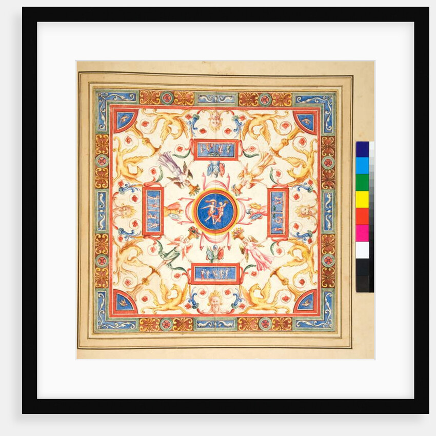 Design for a ceiling fresco by Pietro Santi Bartoli