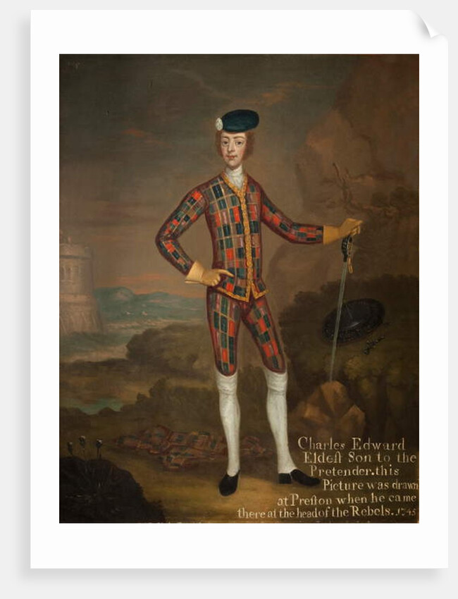 Prince Charles Edward Stuart, Son of the Old Pretender, 1745 by Willem