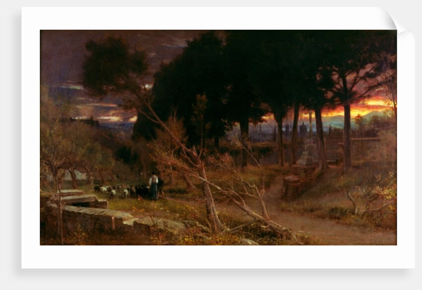 Florence, evening, 1896 by Albert Goodwin