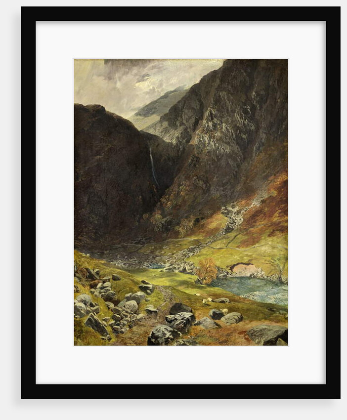 Styhead Pass, Borrowdale, 1854 by Alfred William Hunt