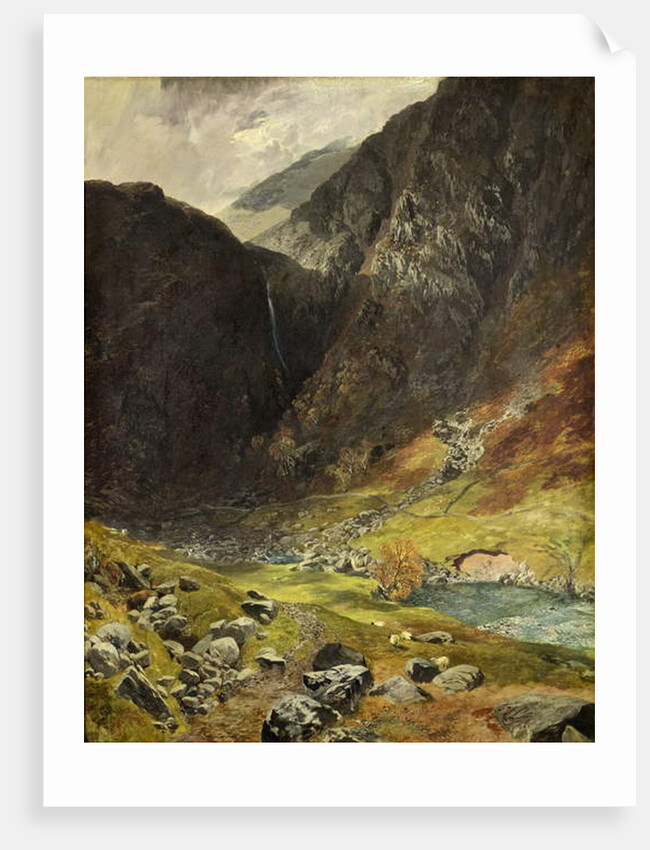 Styhead Pass, Borrowdale, 1854 by Alfred William Hunt