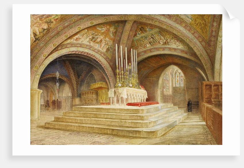 High Altar over the Tomb of Francis of Assisi, 1909 by Ada Hunter