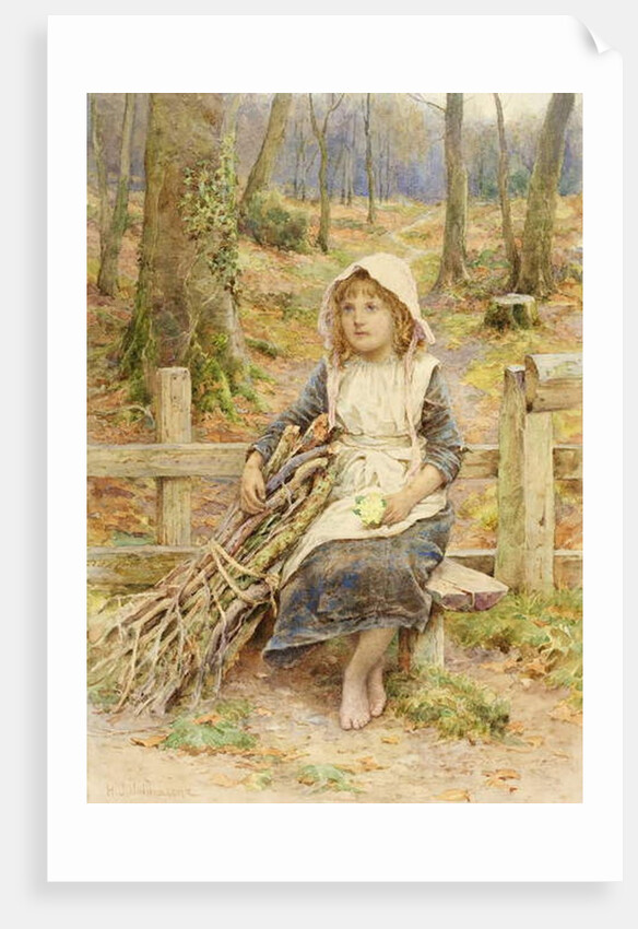 The Wood Gatherer, c.1880 by Henry James Johnstone