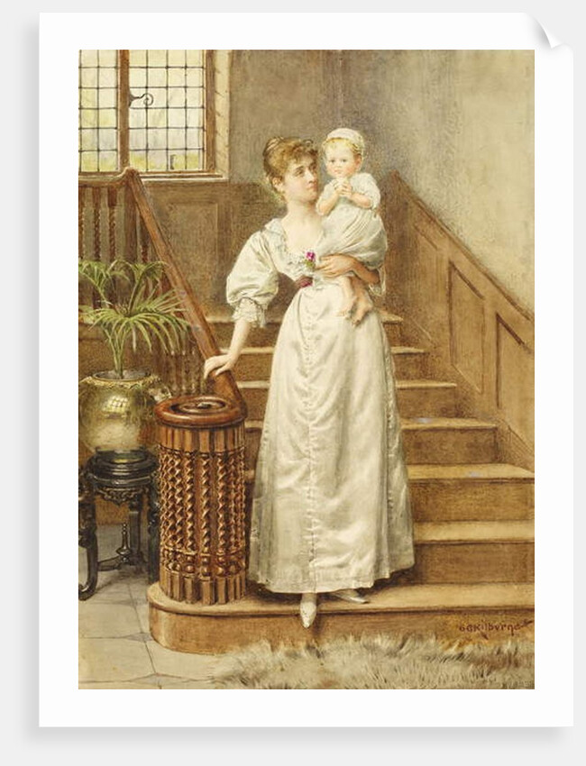 Mother and Child, c.1890 by George Goodwin Kilburne