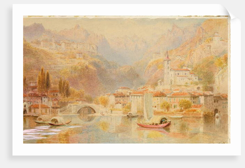 Lake Lugano by Ebenezer Wake-Cook