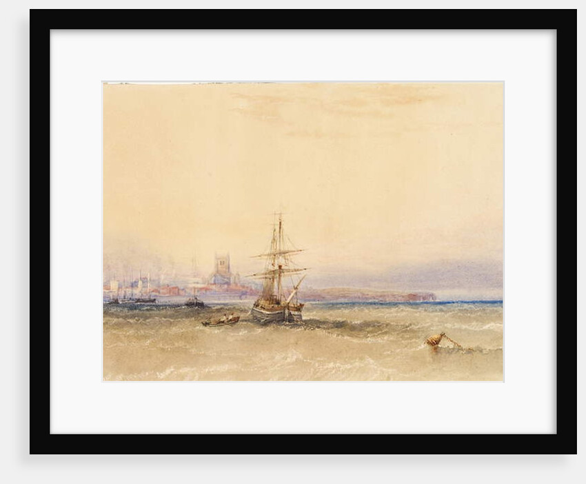 Morning, Hartlepool by Anthony Vandyke Copley Fielding