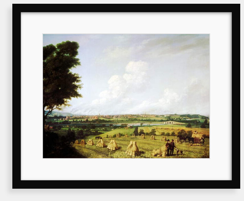 View of Preston from Penwortham Mill, 1821 by John Jenkinson
