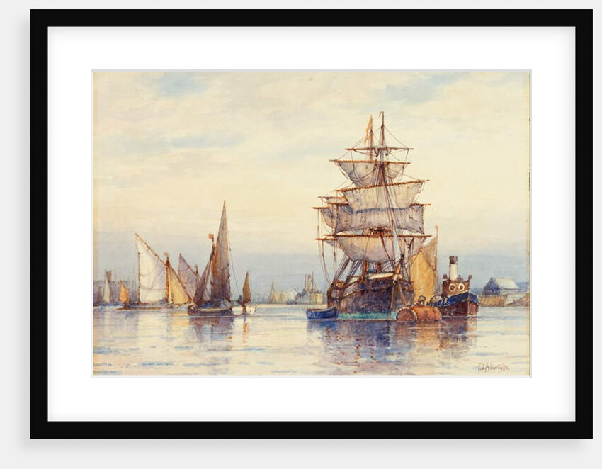 On the Thames by Frederick James Aldridge